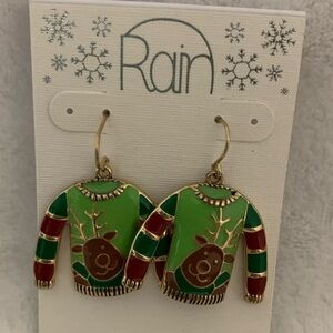 NWOT Ugly Sweater Earrings